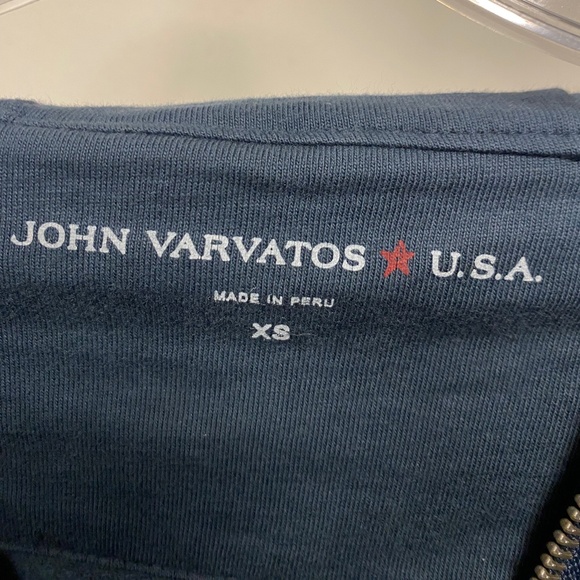 JOHN VARVATOS teal hoody, size XS - Picture 4 of 4